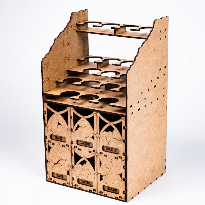 Paint Holder Section — Modular Add-On Paint Rack Row