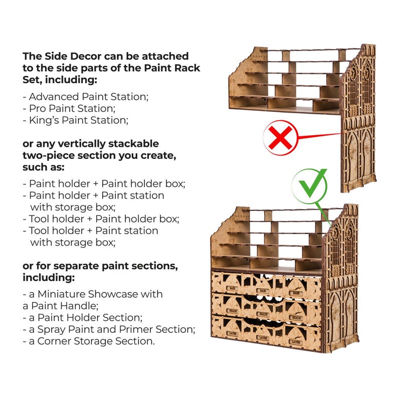 Decoración Lateral para Estaciones de Pintura — Paneles Laterales Personalizados
