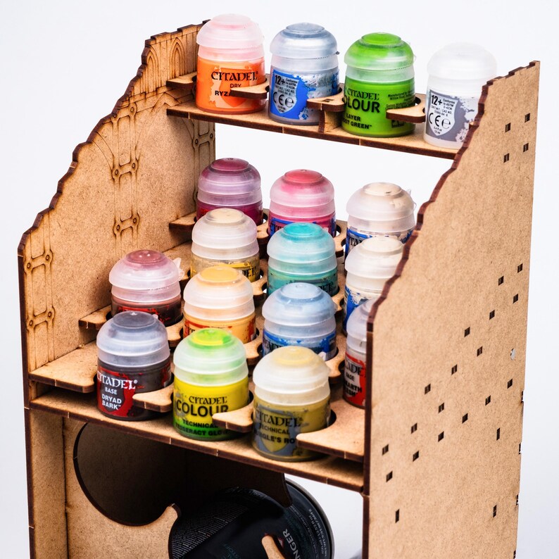Almacenamiento de Aerosoles e Imprimantes — Organizador para Latas de Hobby