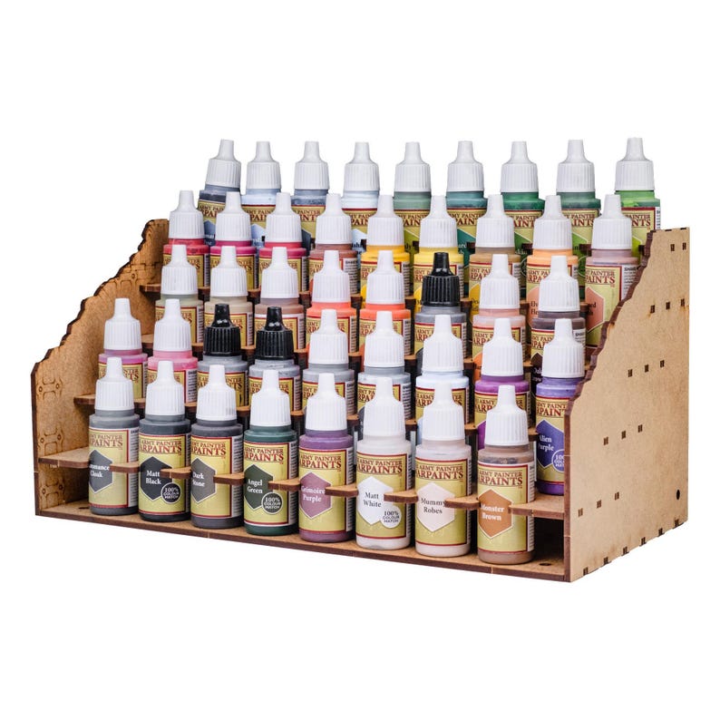 Estación de Pintura Beginner — Organizador de Pinturas para Miniaturas Citadel y Vallejo