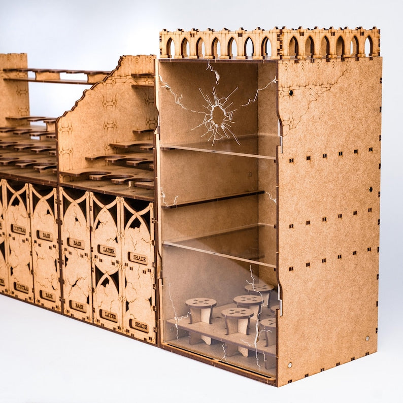 Pro Paint Station — Modular High-Capacity Miniature Paint Rack