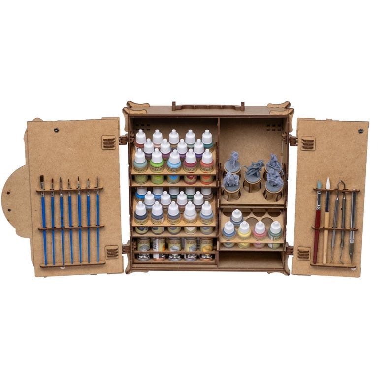 Portable Paint Case — Travel Paint Rack & Carry Case
