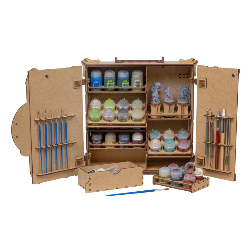 Maletín de Pintura Portátil — Organizador de Viaje y Estuche de Transporte