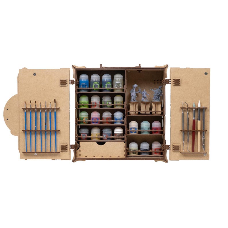 Portable Paint Case — Travel Paint Rack & Carry Case