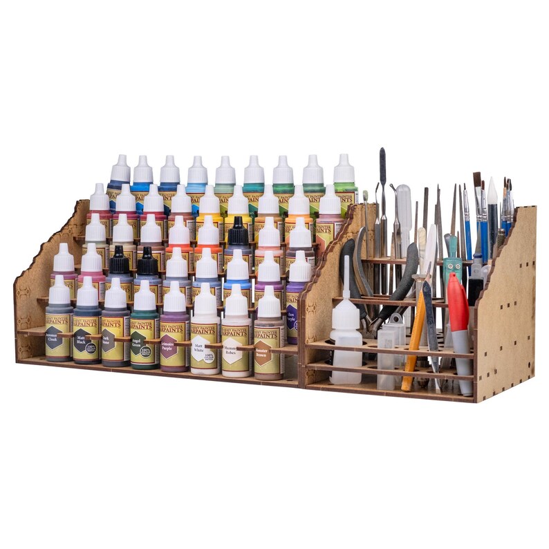 King's Paint Station — Flagship Hobby Paint Storage Workstation