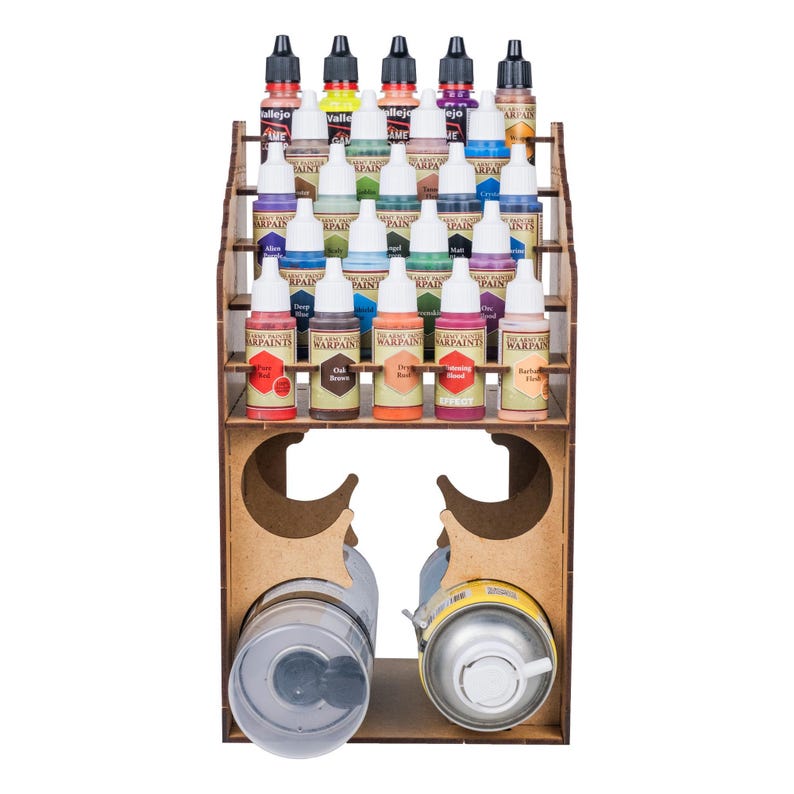 Spray Can & Primer Storage — Rattle Can Rack for Hobby Primers