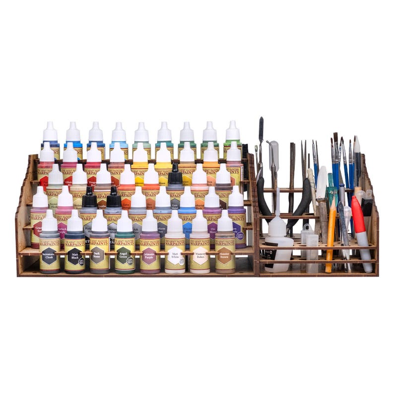 Beginner Paint Station — Miniature Paint Rack for Citadel & Vallejo