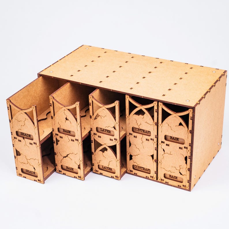 Paint Holder Box — Enclosed Storage for Miniature Paints