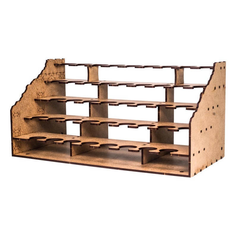 Organizador de Pinturas para Miniaturas — Compatible con Botes Citadel y Goteros Vallejo