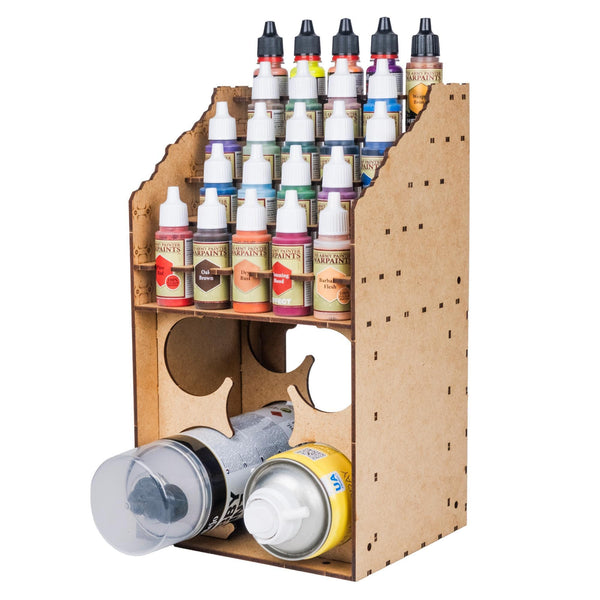 Spray Can & Primer Storage — handcrafted wooden hobby accessory by our workshop