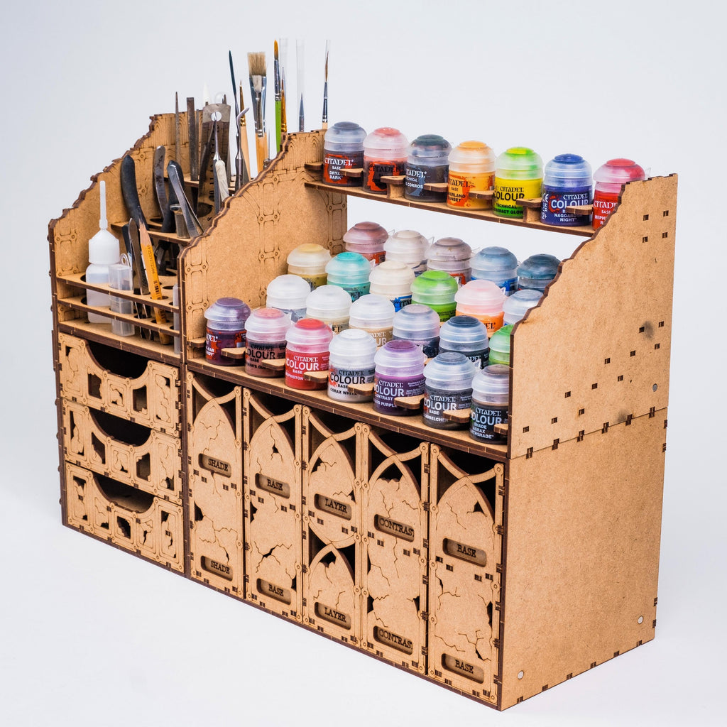 Estación de Pintura Advanced — Organizador de Pintura Escalonado