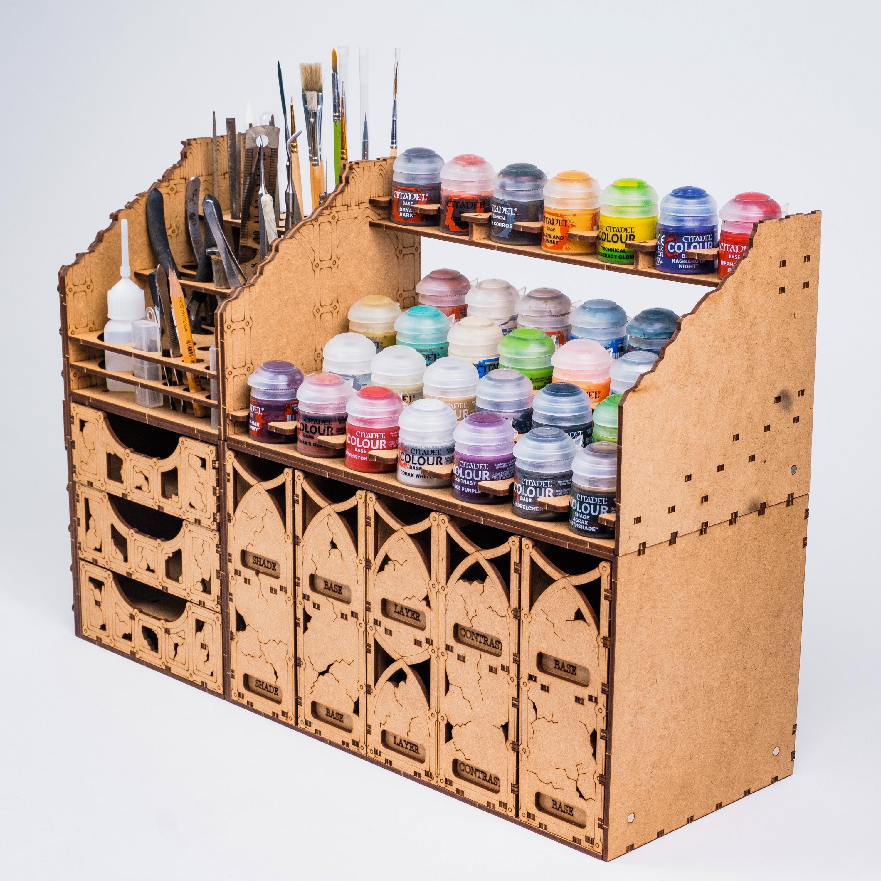 Advanced Paint Station — Tiered Miniature Paint Organizer