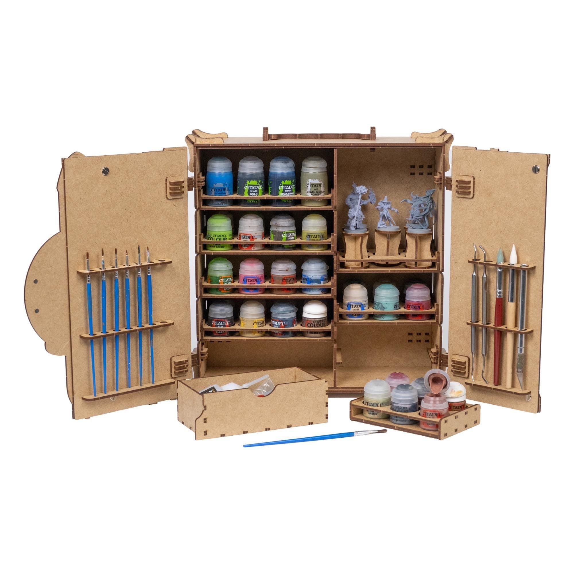 Portable Paint Case — Travel Paint Rack & Carry Case