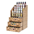 Paint Holder Section — handcrafted wooden hobby accessory by TowerRex
